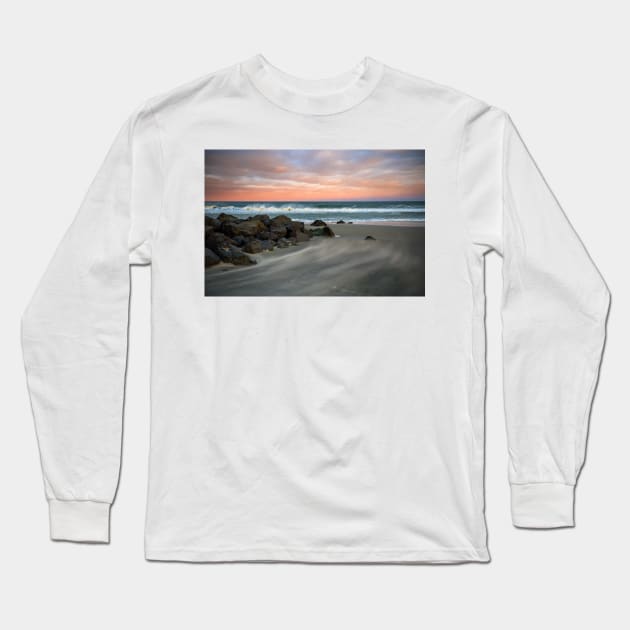 Windswept Surf Long Sleeve T-Shirt by andykazie